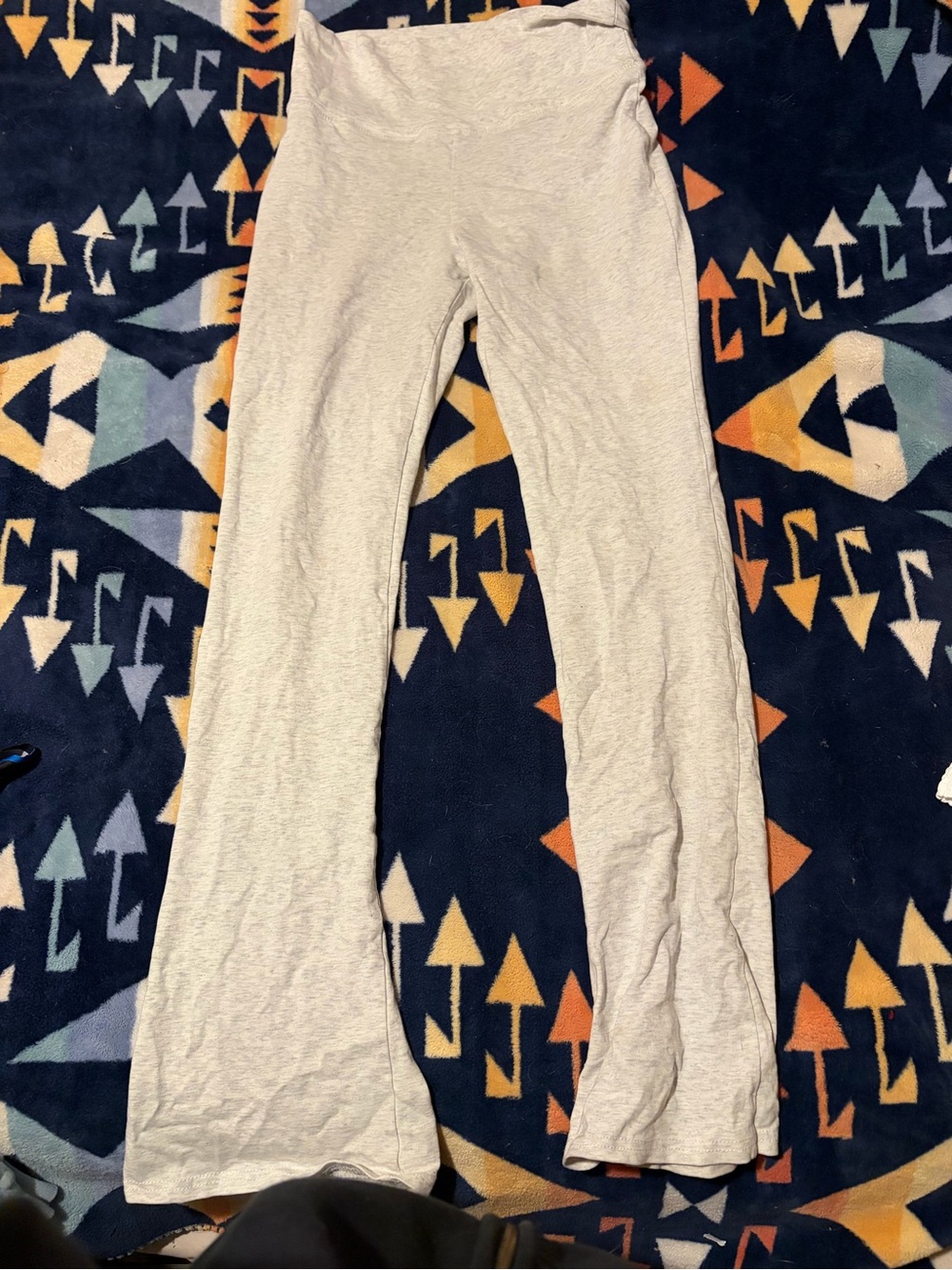 Women's Light Gray Boot Cut Lounge Pants